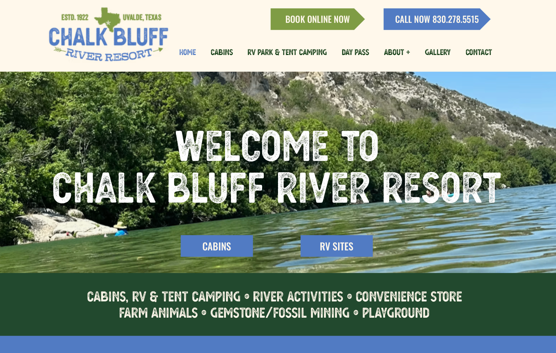 Chalk Bluff River Resort